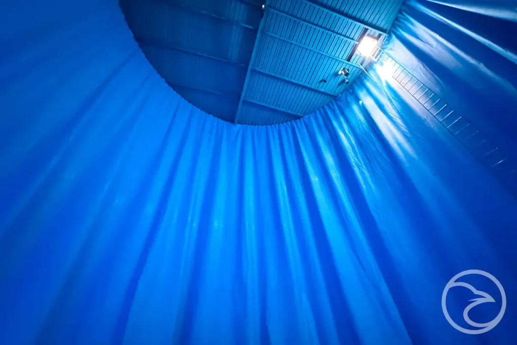 Water tank liners for concrete and steel storage tanks