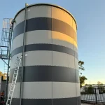 industrial tank operating in harsh environmental conditions