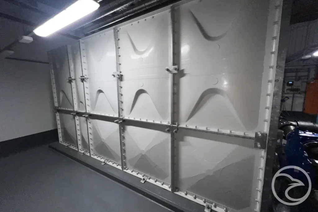 large water storage tank for agricultural irrigation