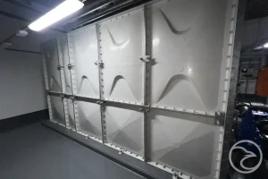 large water storage tank for agricultural irrigation