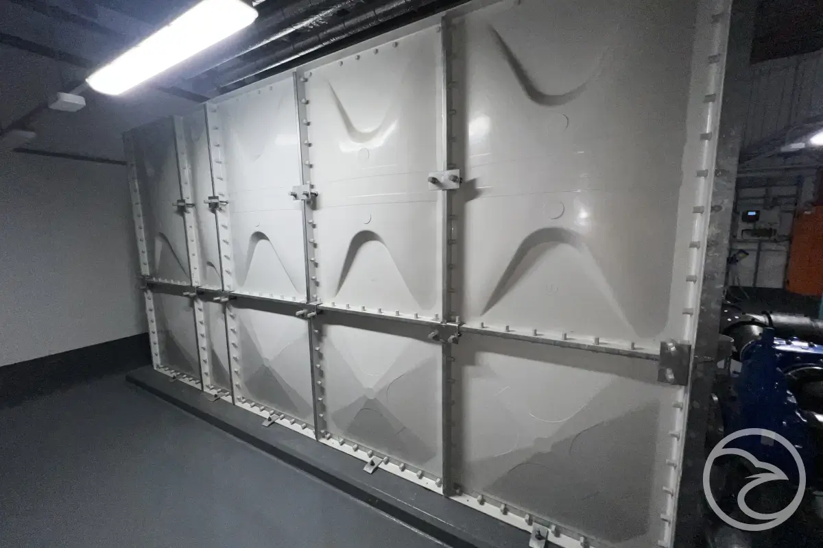 large water storage tank for agricultural irrigation