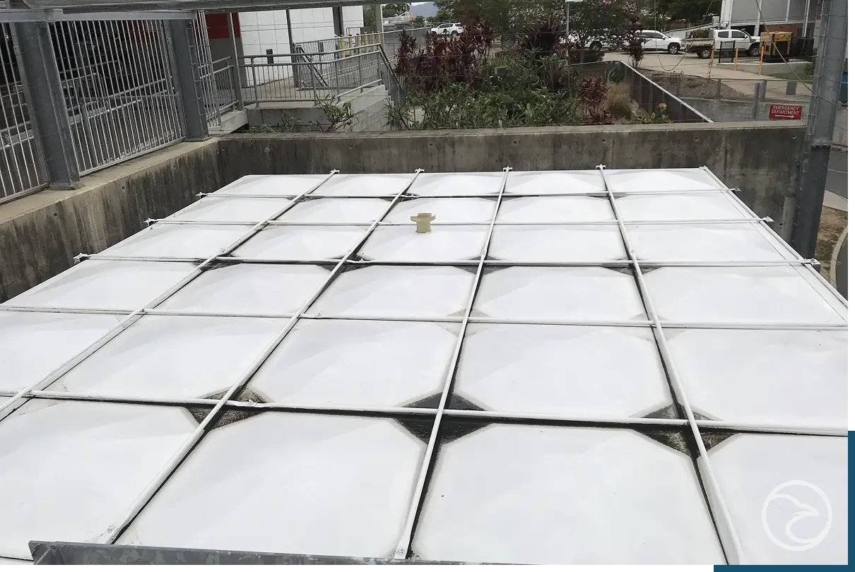 grp tank leak repair process