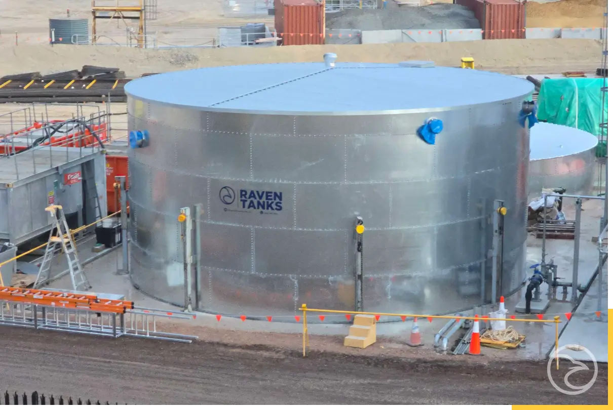 hot dipped galvanized water tank