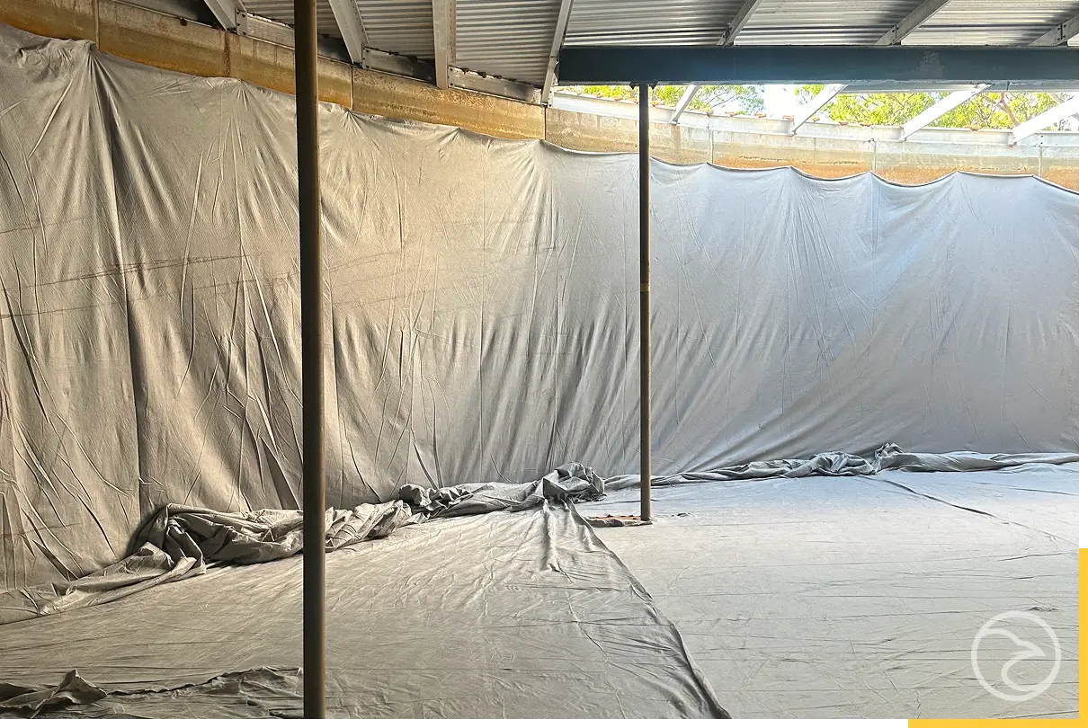 pvc drop in tank liner