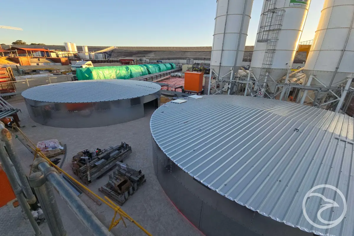 industries using HDG water tanks