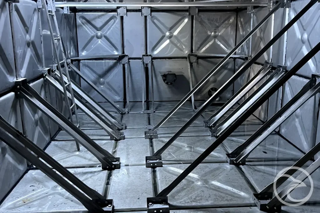 hygienic water storage tank
