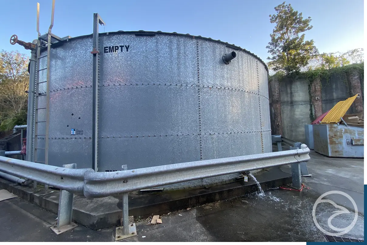 Raw water tank inspection and repair services