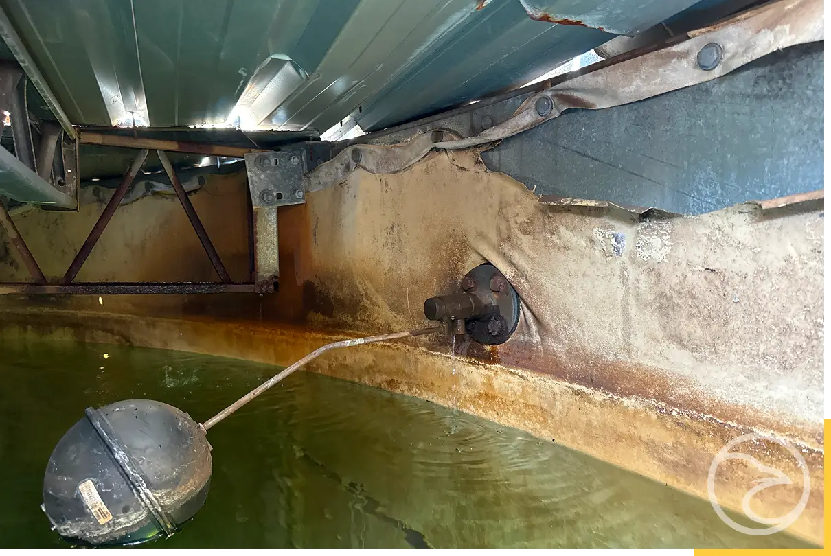 Professional commercial tank repair process in San Francisco