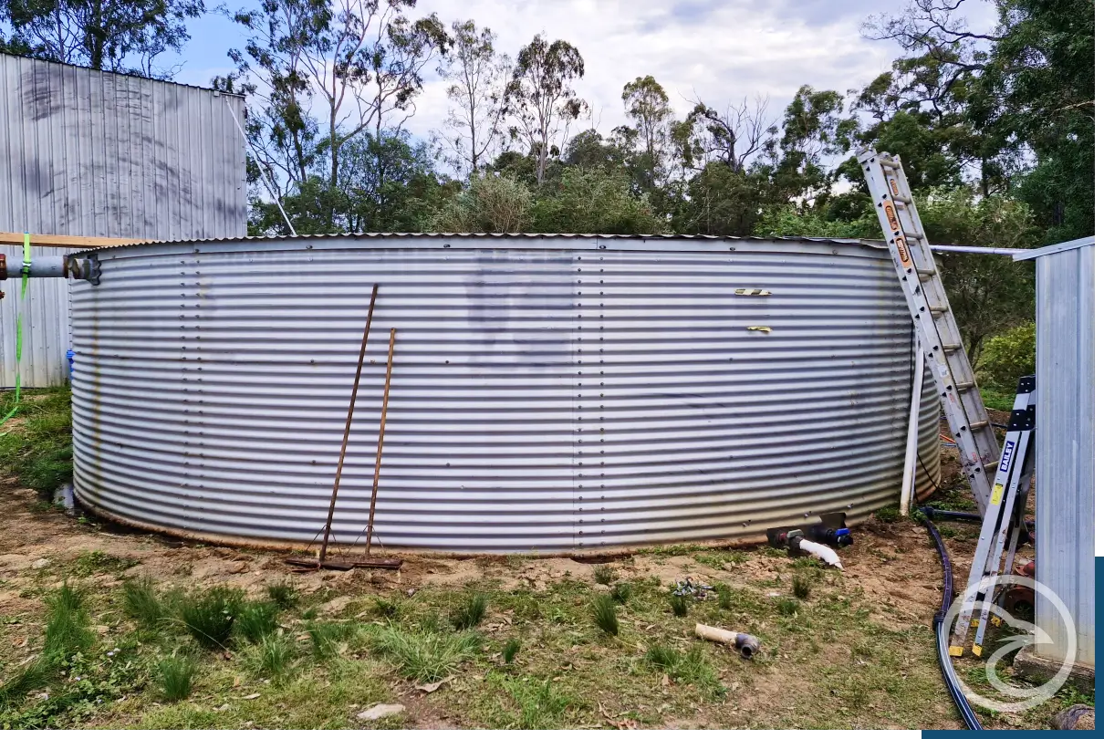 Raw water tank repair in San Francisco, California