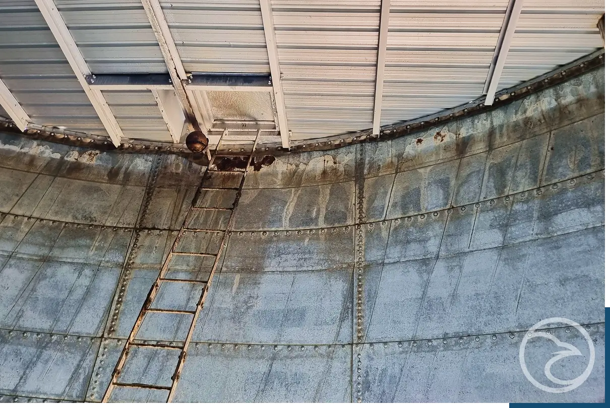 Potable water tank repair and restoration project