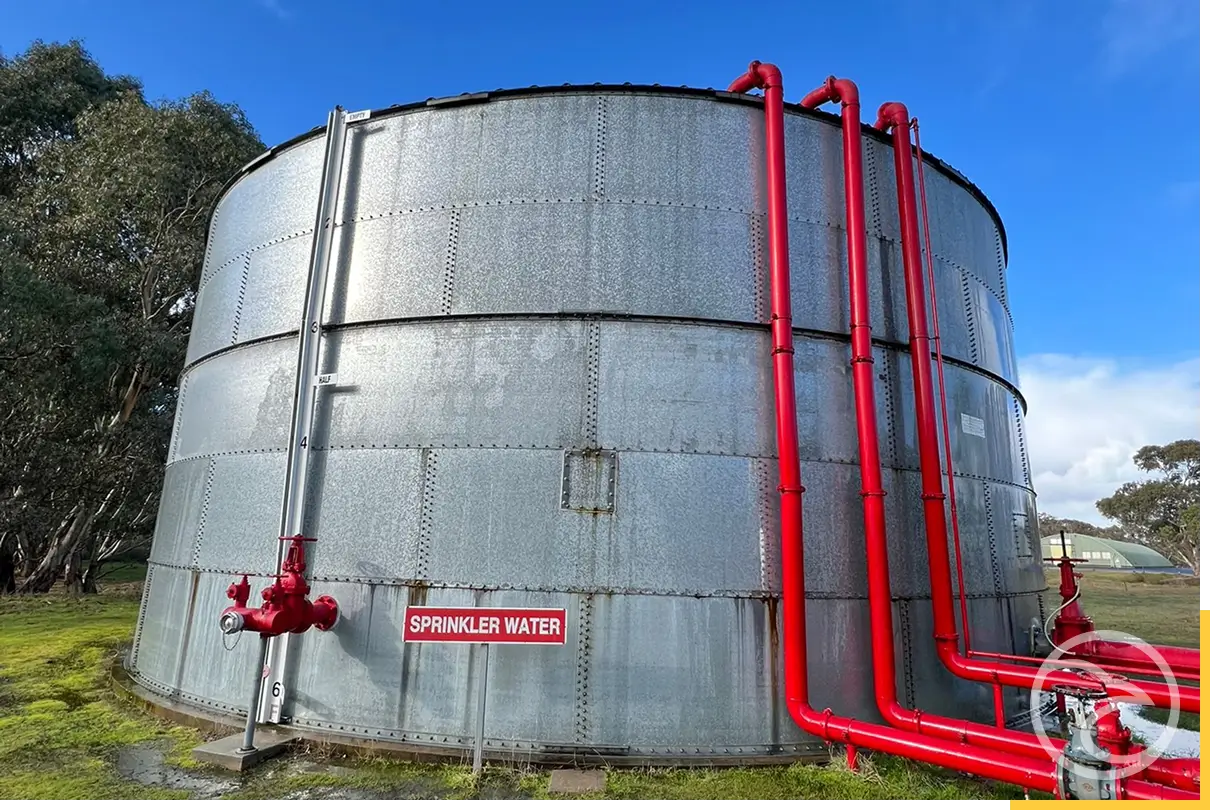 fire water tank panel replacement in San Francisco